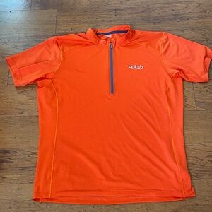 Rab men’s Sonic Zip Tee-large